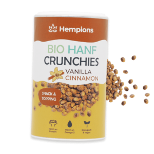 9120095940577 Bio Hanf Crunchies Vanilla Cinnamon 200g
