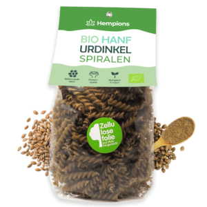 9120095940843 Bio Hanf Urdinkel Spiralen 350g
