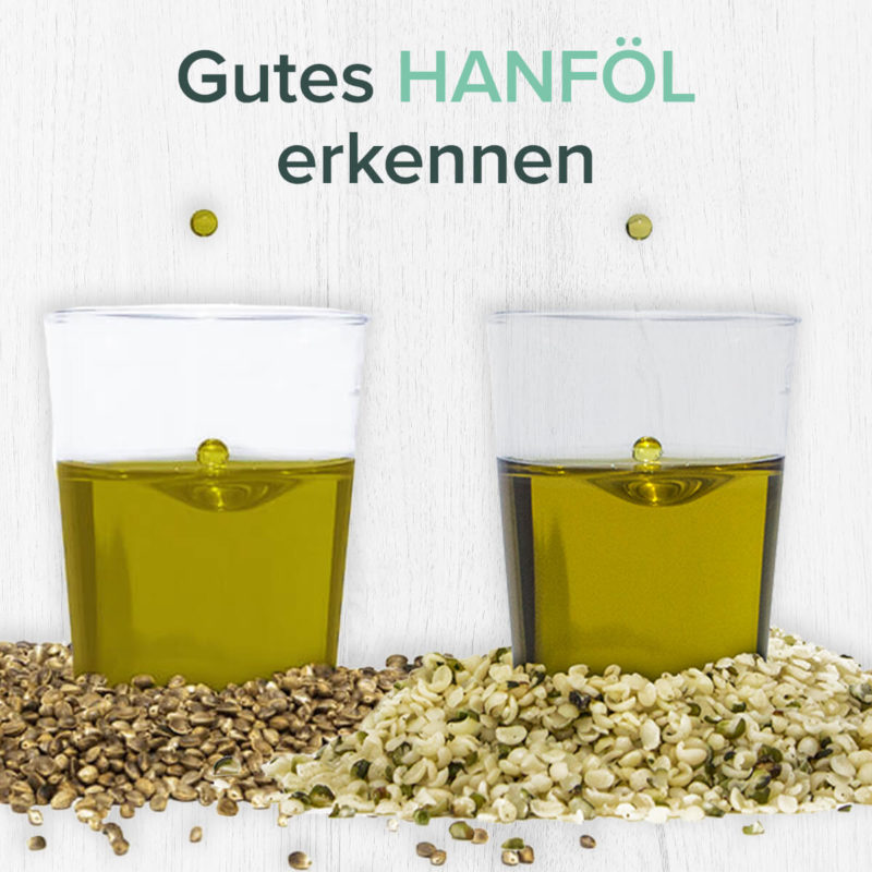 Gutes Hanfoel erkennen