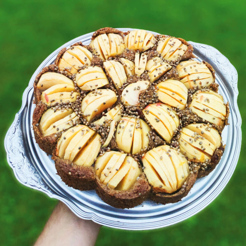 Hanf Apfelkuchen