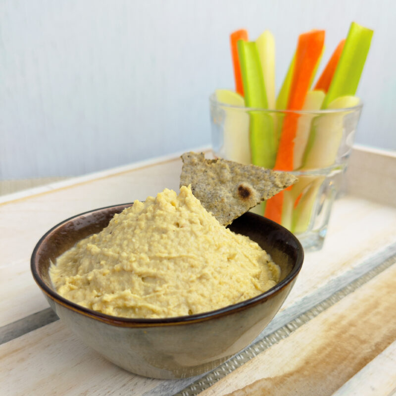 Kichererbsencreme mit Hanf