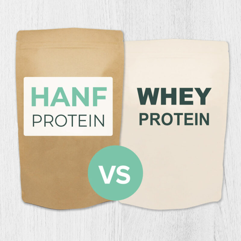 Hanfprotein vs. Whey