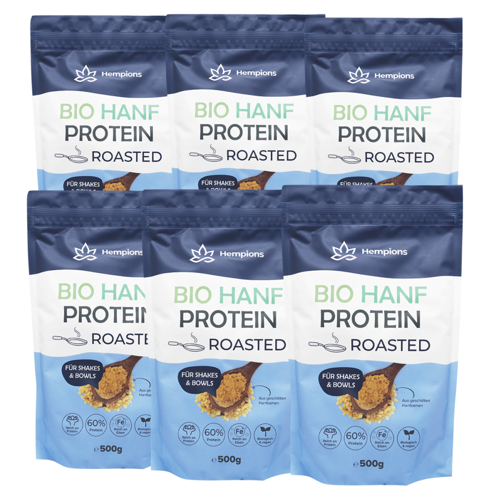 Hempions 9120095940454 Hanf Protein Roasted 6x500g