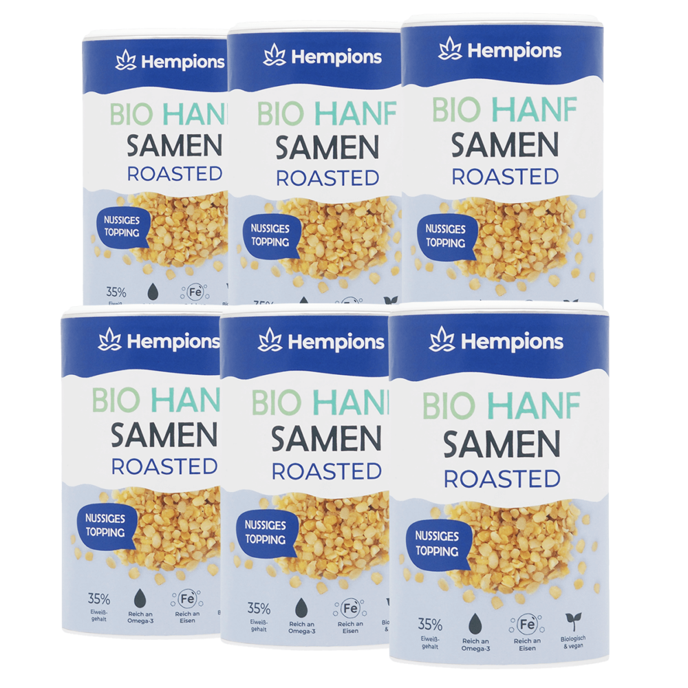 Hempions 9120095940652 Hanfsamen Roasted 6x200g