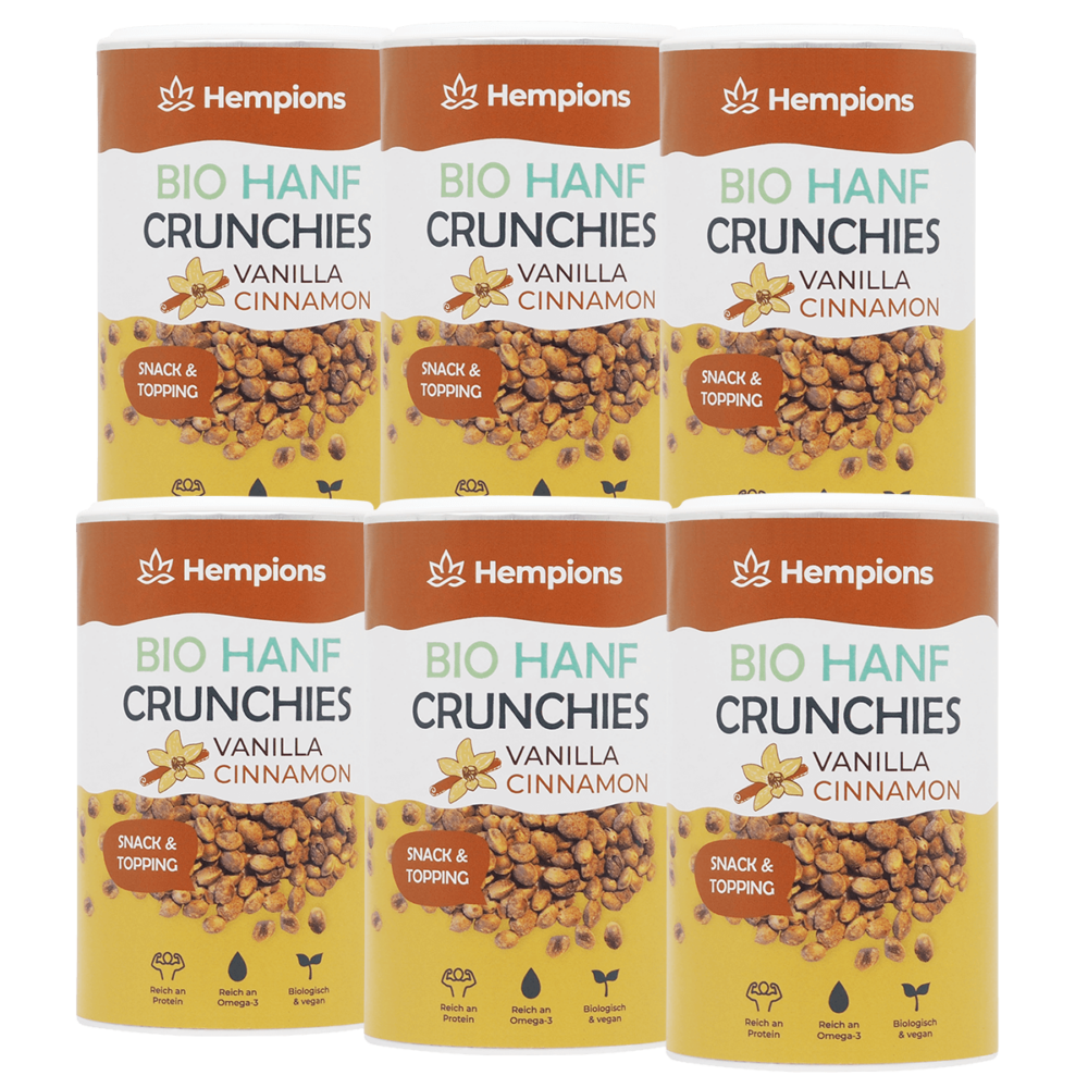 Hempions 9120095940775 Hanf Crunchies Vanille Zimt 6x200g