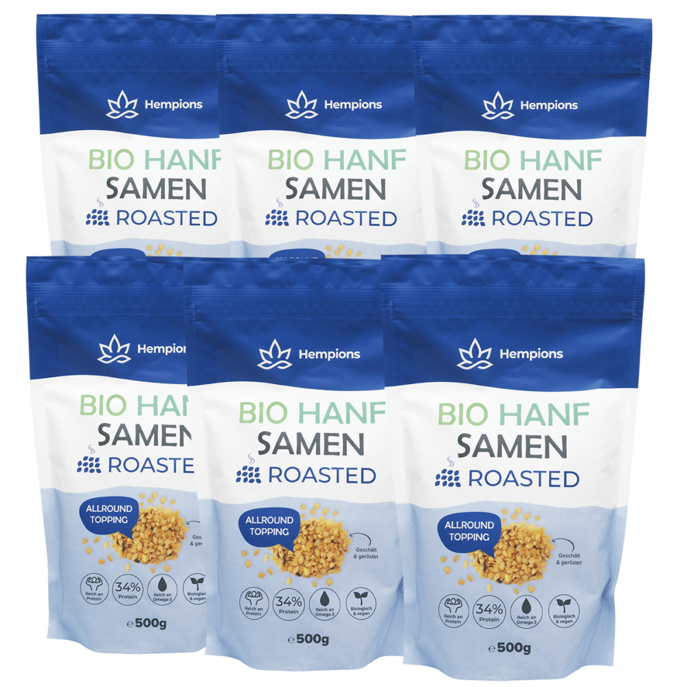 Hempions 9120095941291 Hanfsamen Roasted 6x500g