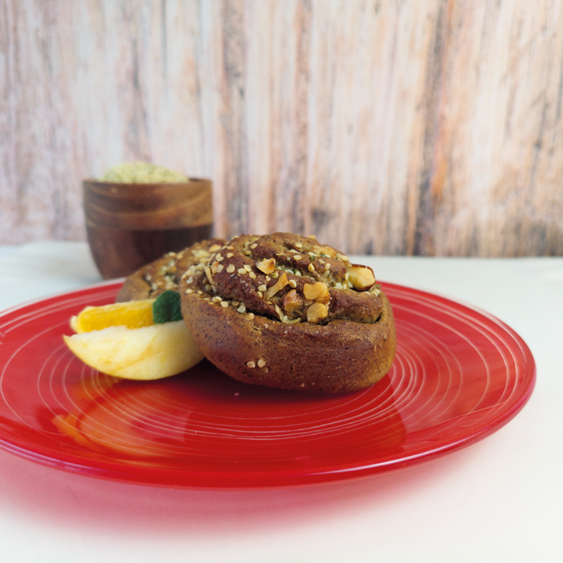 Nussschnecken mit Hanf