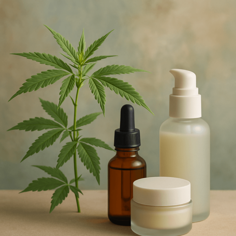 CBD vs normale Hautpflege